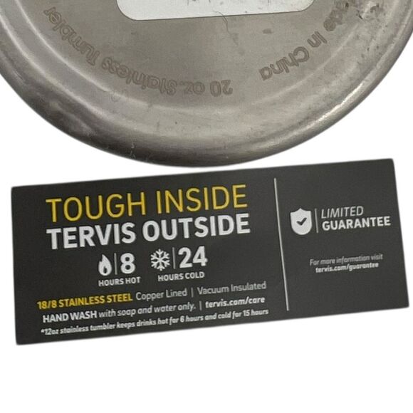 Tervis Herd That Goat Stainless Steel Insulated Tumbler With Lid Silver 20oz - Picture 7 of 10